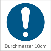 Allgemeines Gebotszeichen 10cm